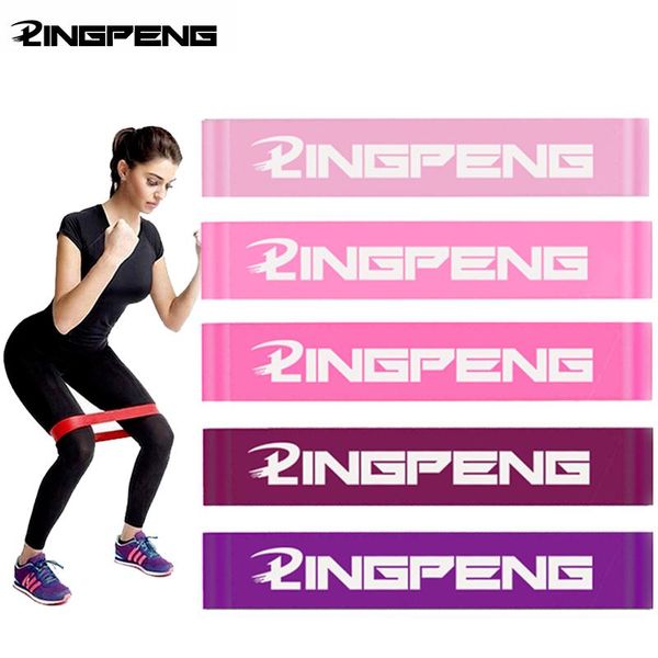 

resistance bands lingpeng yoga rubber 5 level fitness elastic crossfit exercise training at home workout equipment