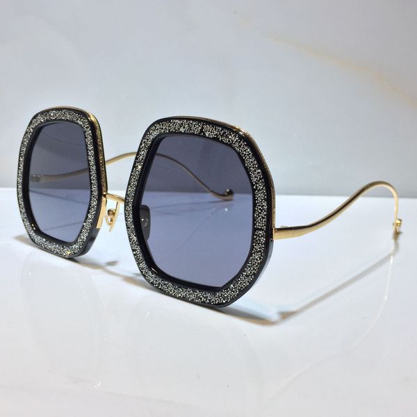 

sunglasses for men and women summer anna beaming star blach style anti-ultraviolet retro plate full frame fashion eyeglasses random box, White;black