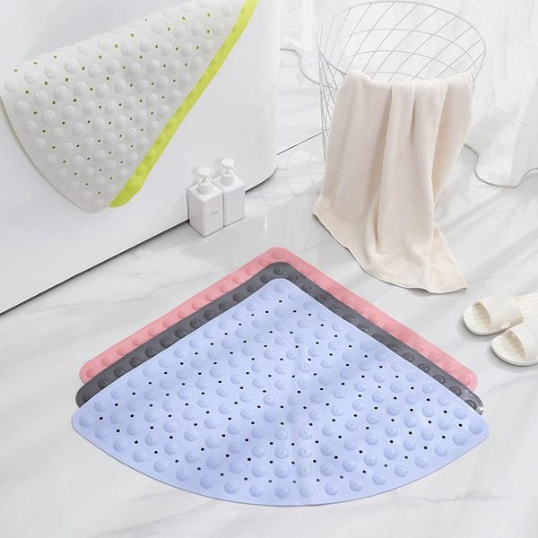 

bath mats fan-shaped shower room floor mat bathroom non-slip and home el arc pvc
