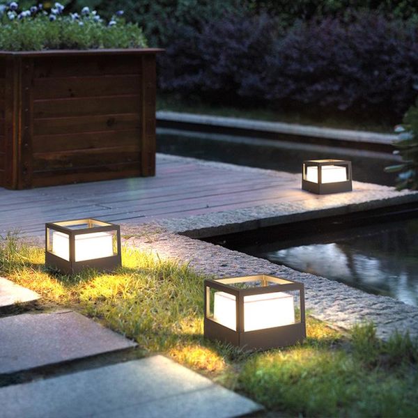 

lawn lamps modern outdoor garden wall lamp, 5w waterproof cable head, courtyard road lighting.