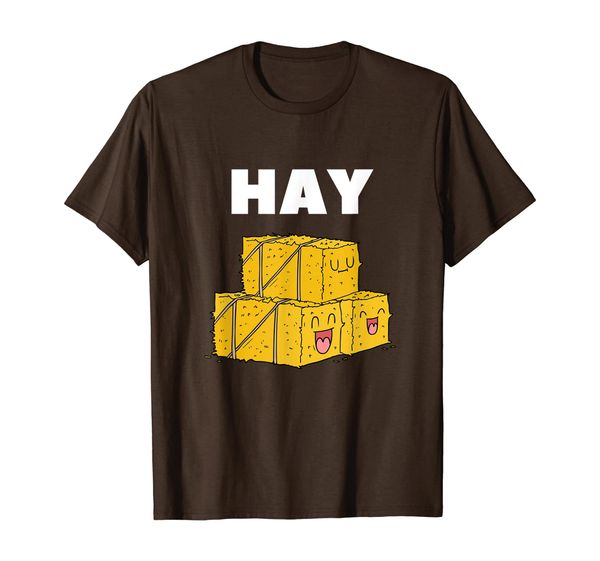 

Bad Puns Tshirt Farming Joke Hey Hay Bale Funny Farmer Shirt, Mainly pictures