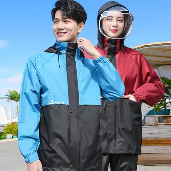 

raincoats waterproof ladies raincoat aesthetic hoodie suit running hiking camping capa de chuva rain gear ei50rc