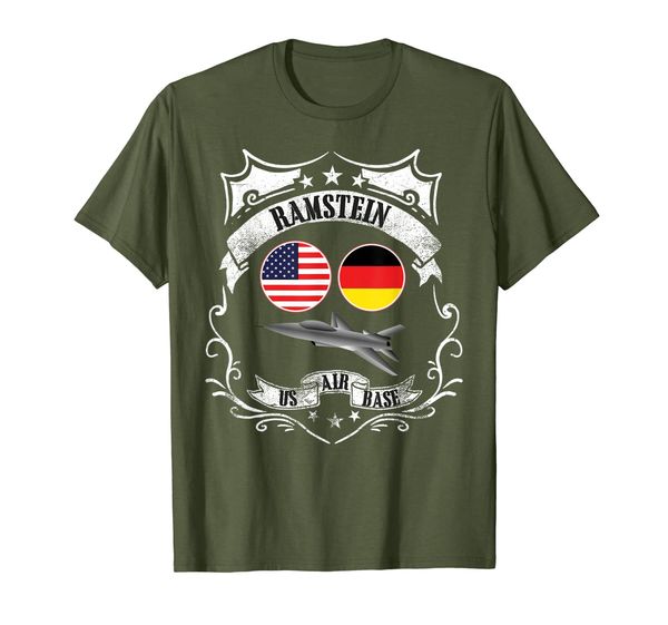 

ramstein air base germany | military gift idea t-shirt, White;black