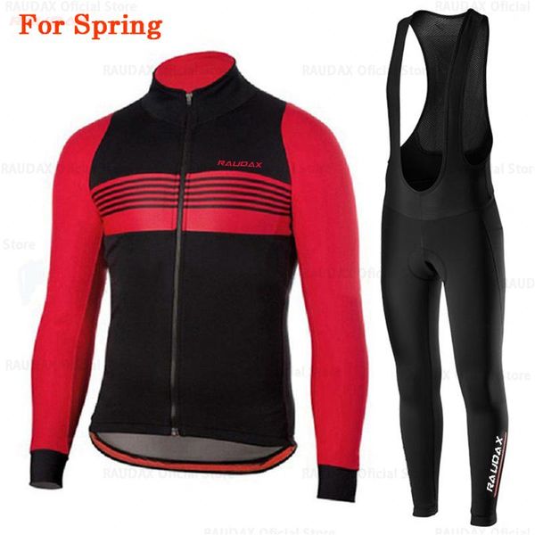 

spring 2021 pro team cycling clothes men long sleeve jersey suit outdoor riding bike mtb clothing bib pants set racing sets, Black;blue