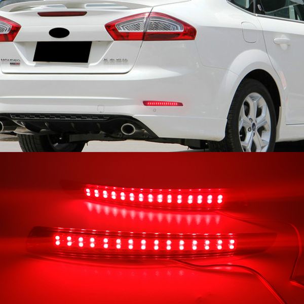 

1pair led rear bumper reflector brake light car styling tail light warning light for ford mondeo fusion 4 2011 2012 2013