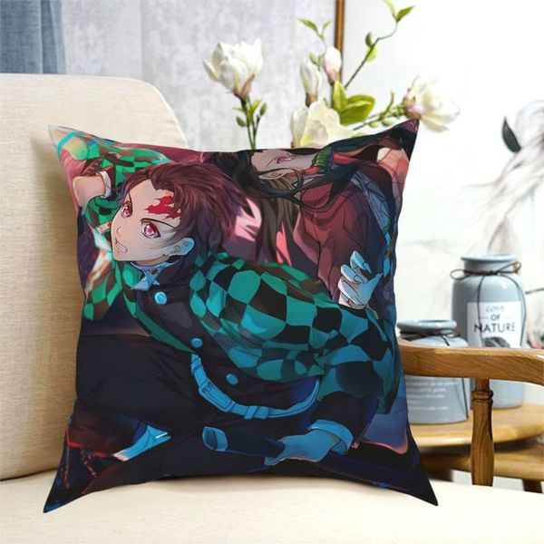 

characters throw pillow case demon slayer kimetsu no yaiba anime cushion for home sofa chair decorative hug pillowcase cushion/decorative