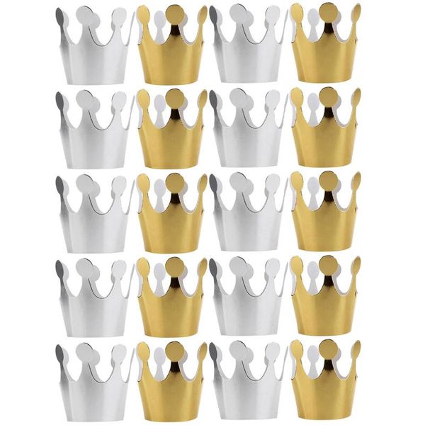 

party hats 20 pcs birthday crown shape hat supply