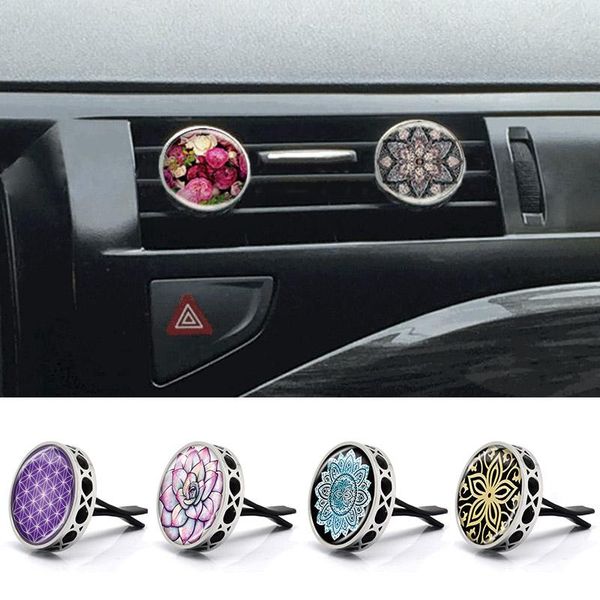 

fragrance lamps 1 pcs perfume diffuser clip freshener hollow design car air gift locket decor