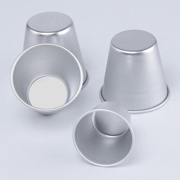 

baking & pastry tools 5pcs/lot optional size pudding mold decorating tool cups metal aluminum form mould,