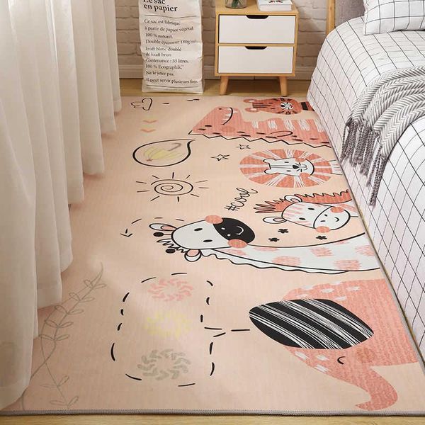 

carpets cartoon rugs for bedroom girls room anti-slip mat washable carpet rug children floor cute pattern customized