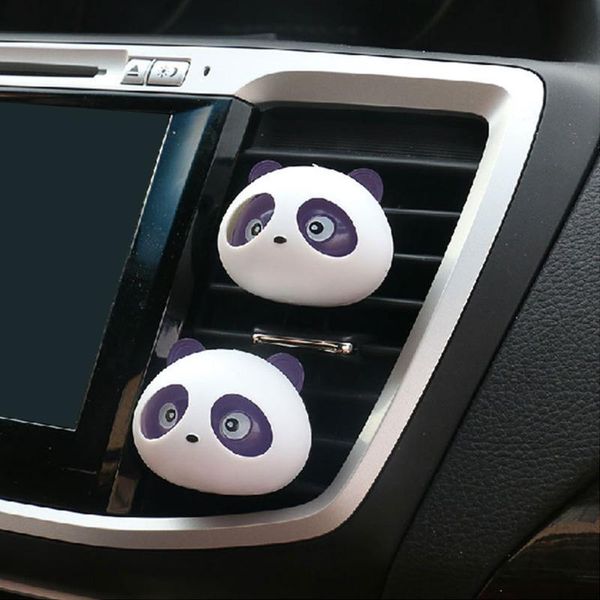 

car air freshener cute panda in auto care perfume vent interior decoration