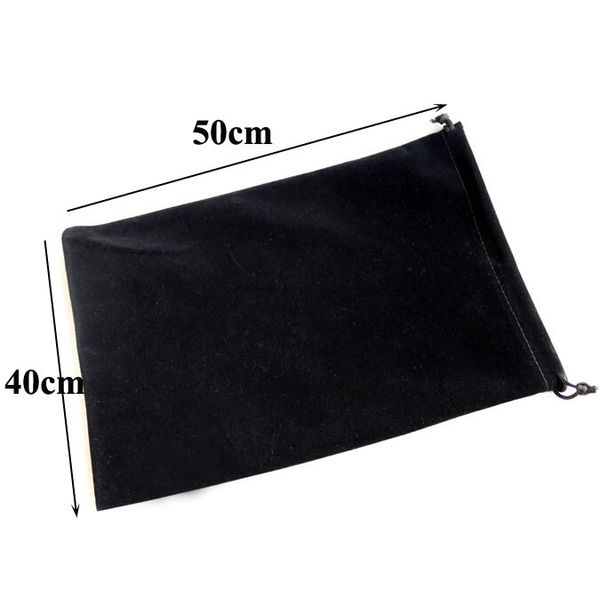 Büyük Çok Büyük Boy 40x50 cm Siyah / Kırmızı / Bej / Kahverengi Kadife Tablet PC Bilgisayar Noel Düğün Ambalaj Hediye Çanta