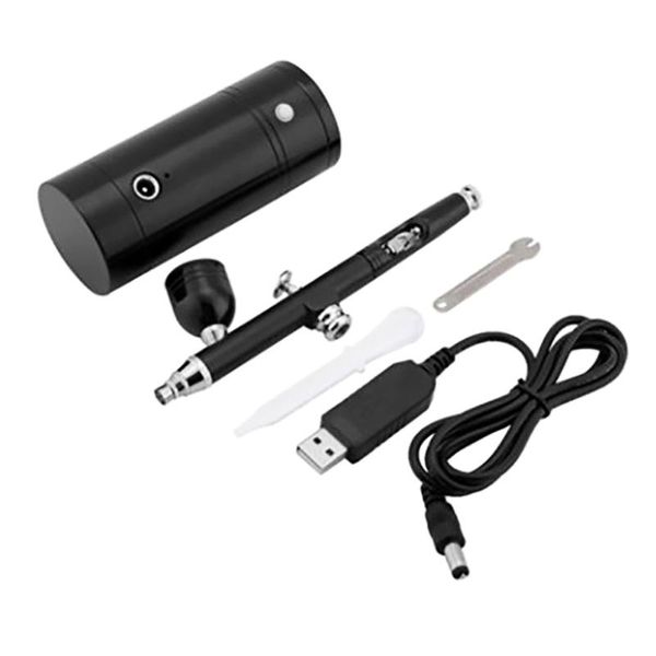 

professional spray guns aluminum 380g electric small airbrush air pump set marker pen atmospheric pressure model color painting