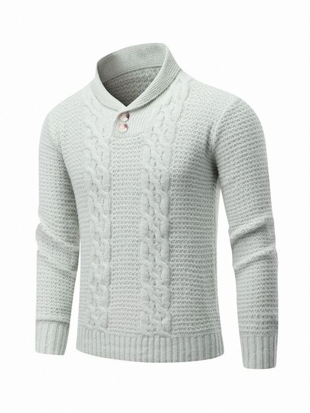 

men cable knit sweater t1lm#, White;black