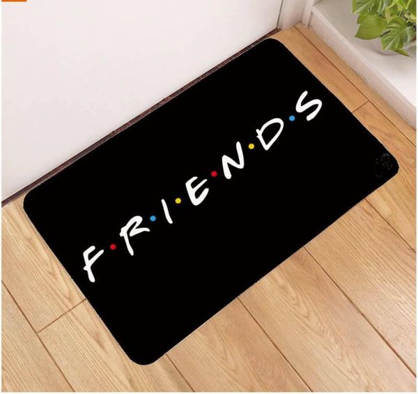 

friends doormat door mat entrance rug home carpet living room bathroom kitchen floor mats anti slip tapis salon carpets