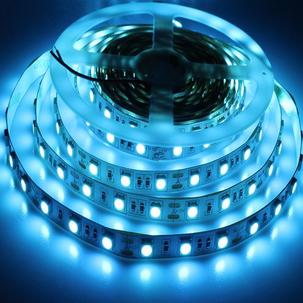 

ice blue led strip light 300leds/5m dc 12v flexible tape lamp for christmas year holiday home lighting strips