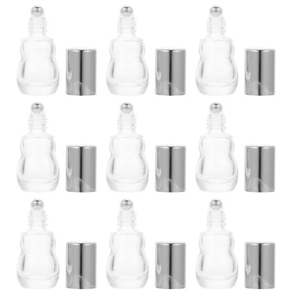 

storage bottles & jars 10pcs portable gourd roller bottle compact essential oil sub travel