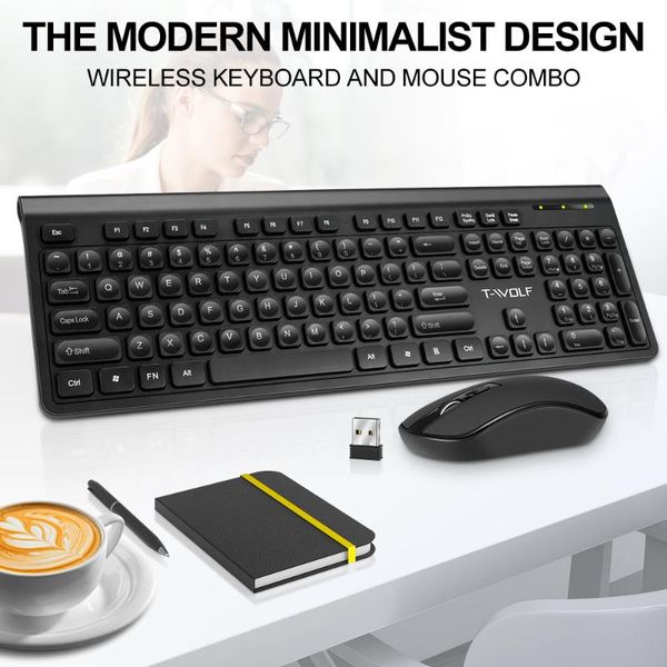 

keyboard mouse combos gaming wireless kit 104 round keycaps with gamer ergonomic mause for pc laptop