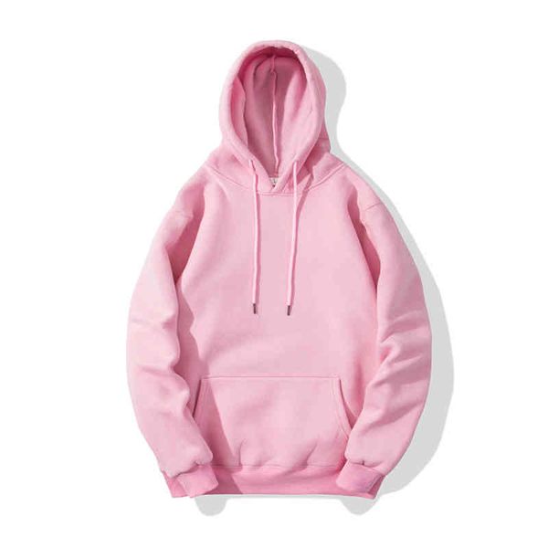 

fashion pink men hip hop streetwear casual hoodi sweatshirts elasticity solid color fce thick warm threaded cuffs, Black