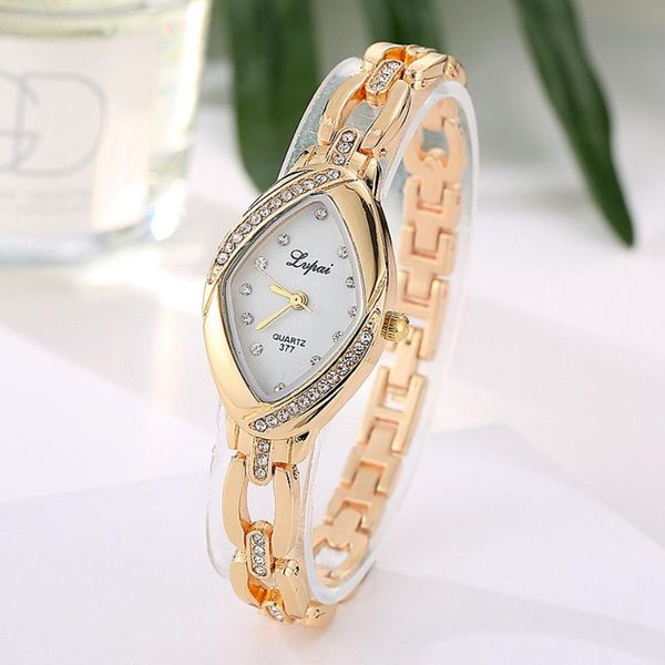 

wristwatches women fashion lvpai brand casual luxury watch ellipse diamond creative ladies quartz dress watches clock, Slivery;brown