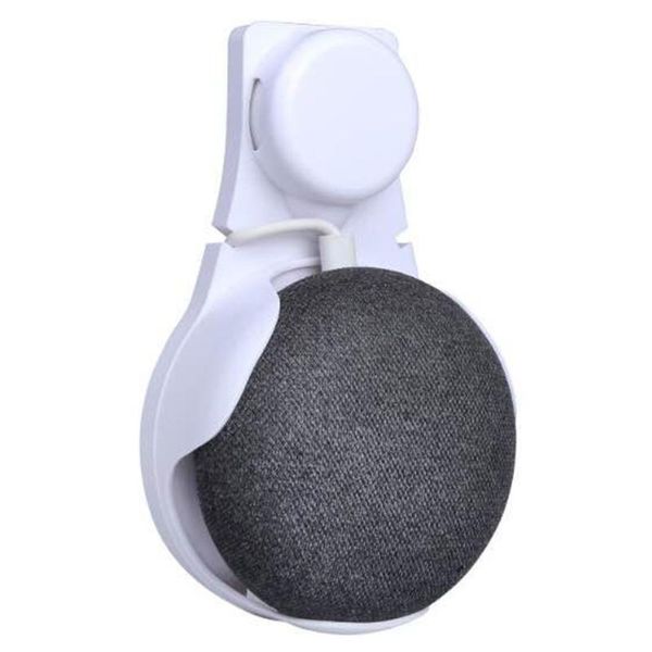 

computer speakers x37d outlet hanger for goo-gle home mini & nest wall mount holder space-saving cord management socket