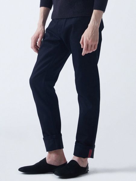 

men zipper fly solid straight leg jeans k0qd#, Blue