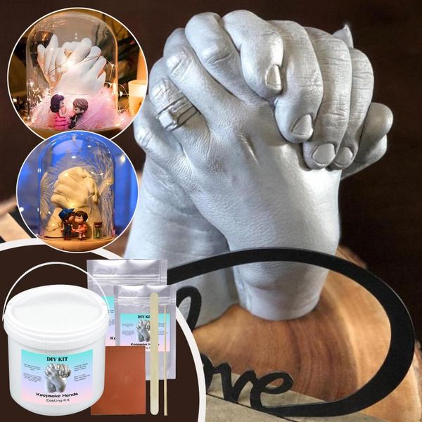 

keepsake souvenir casting kit diy plaster statue modeling hand large handheld craft tools