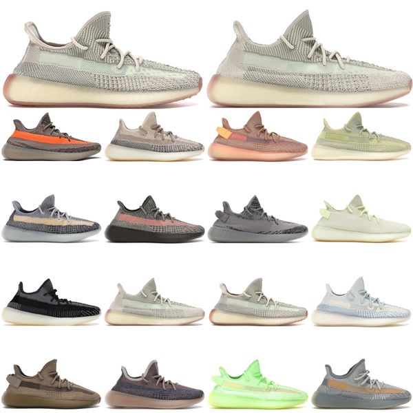 

new arrive men women running shoes 350 v2 reflective earth glow israfil linen marsh natural zebra cream cinder bred beluga clay static train