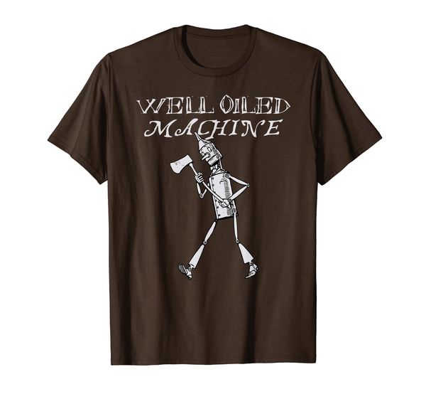 

Wizard Of Oz T-Shirt - Tin Man Shirt -Well Oiled Machine Tee, Mainly pictures