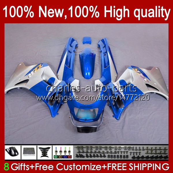 OEM OEM для Kawasaki Ninja ZZR-250 1990 1991 1992 1993 1993 1994 1995 96 97 98 99 Кузов 54HC.88 ZZR250 CC Blue Silvery ZZR 250 91 92 93 94 95 1996 1997 1998 1999