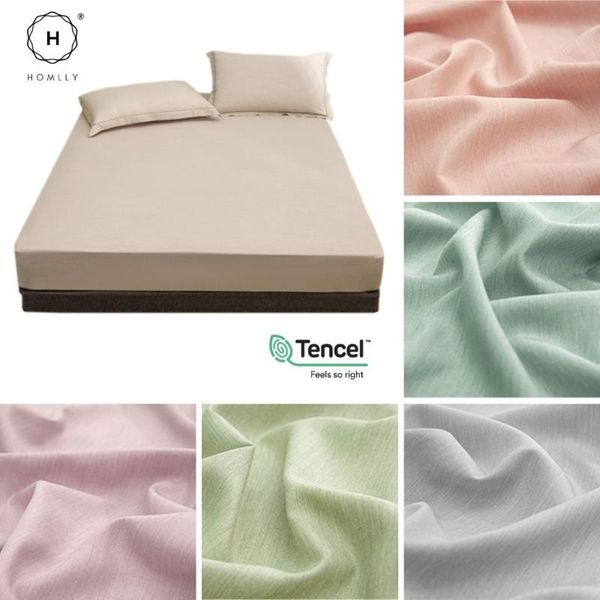 

bedding sets homlly naturally cooling super soft tencel pillowcase bedsheet