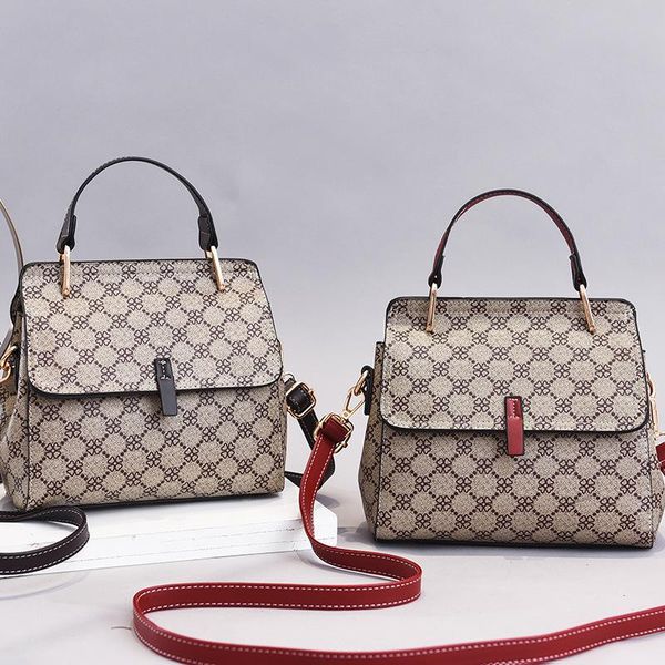 

pink sugao luxury handbags women pu leather tote bag shoulder bags 2021 fashion designer crossbody style checkered