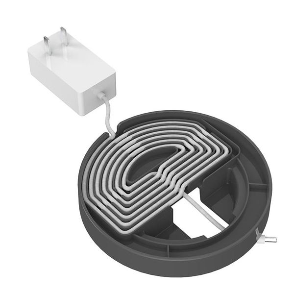 

cell phone mounts & holders deskholder stand punch speaker bracket with power cord storage for echo show 10