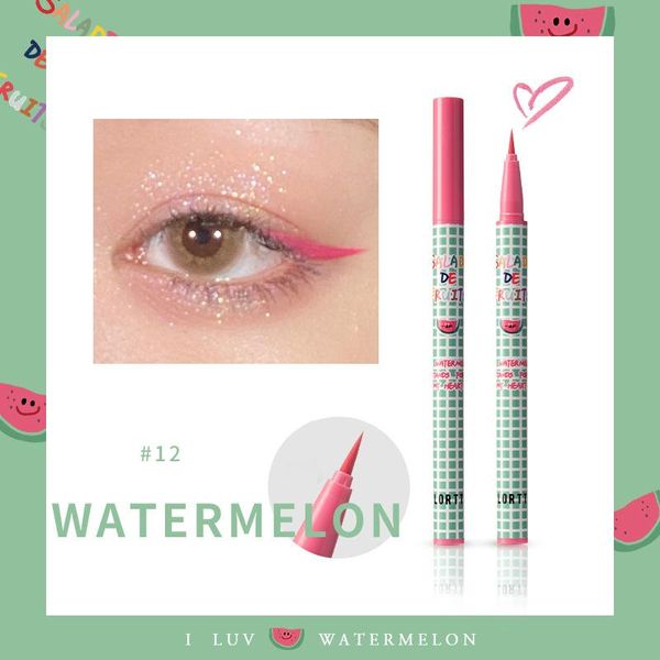 Pz/set Matita per eyeliner Ombretto Penna Strumenti per il trucco Cosmetico di lunga durata Impermeabile Colorato all'ingrosso Nero Viola Rosa Rosso