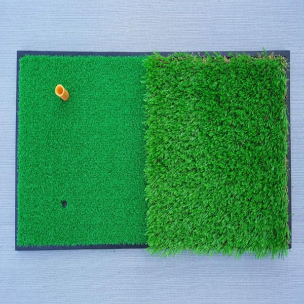 

golf training aids 2-in-1 turf grass chipping mat