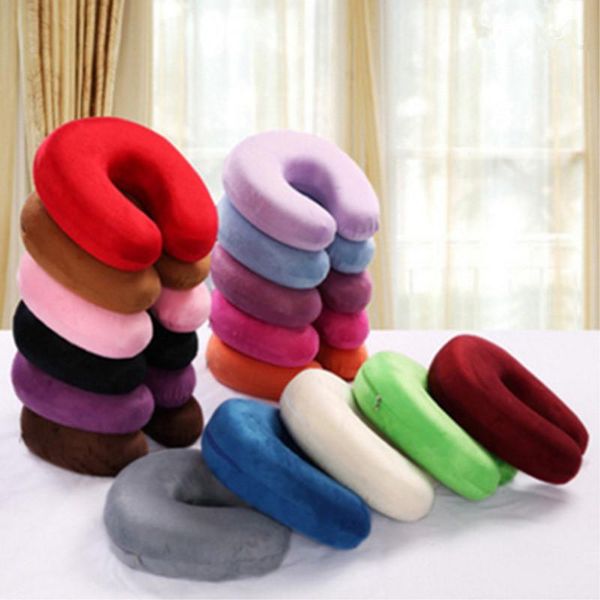 

pillow portable u-shaped travel cervical slow rebound memory foam neck nap