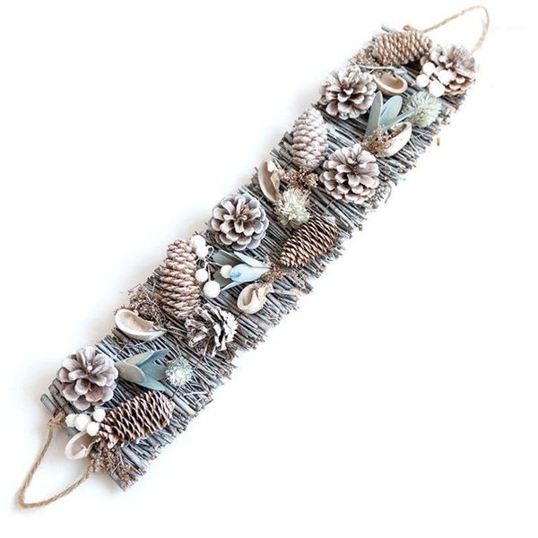 

christmas decorations artificial pine vine hanging pinecones garland winter greenery u7ec