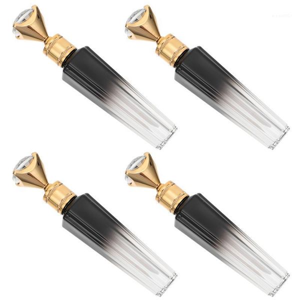 

storage bottles & jars 4pcs empty lip refillable lipstick tubes gloss