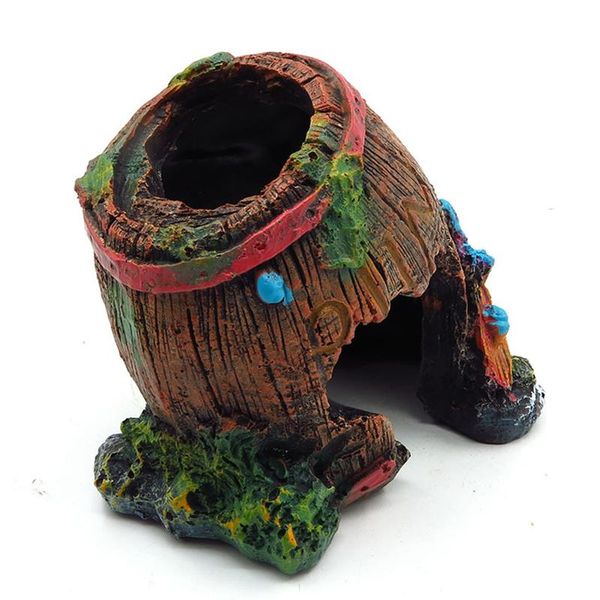 

crafts equipment accessories glass fish tank decoration landscaping resin retro wine barrels decorations