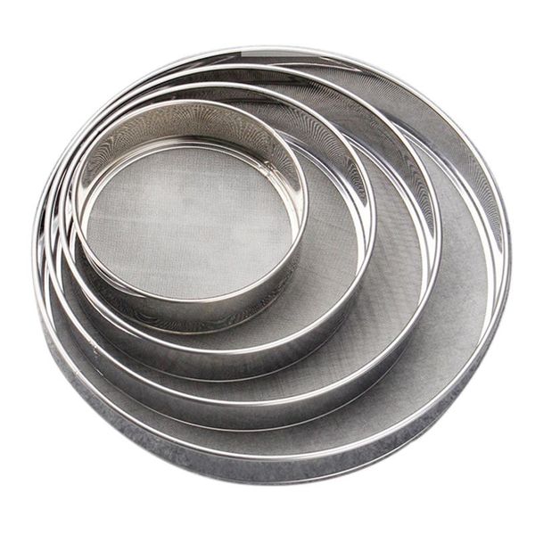 

colanders & strainers 4pcs stainless steel sn flour sieve filter cake baking home kitchen tools
