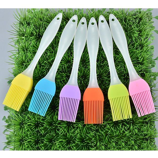 

fashion silicone bbq brush cooking pastry butter brush kitchen heat resistance basting oil brushes cake cream brushes baking tool ld63009