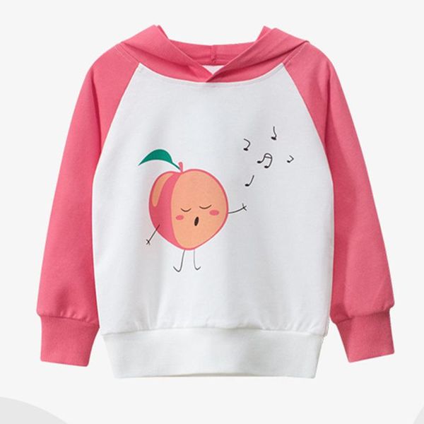 

hoodies & sweatshirts kids clothes girls cotton sweatshirt hoodie for children pullovers fashion hood baby girl clothing sweat 1-9yrs, Black