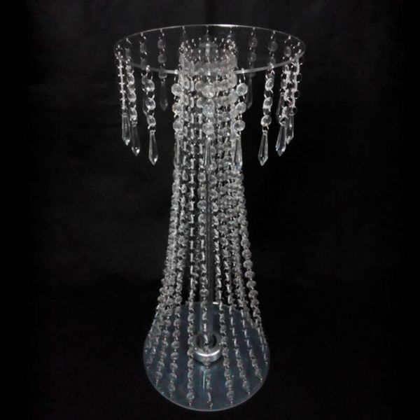 

party decoration arrival round acrylic crystal wedding road lead centerpiece event