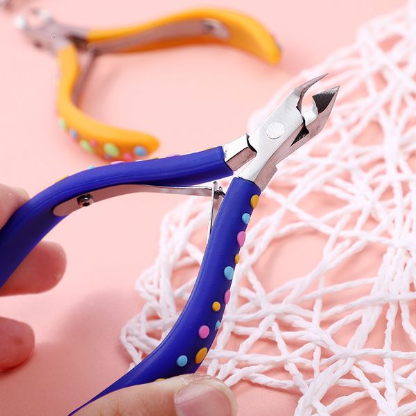 

candy stainless color steel silicone handle olecranon nail clipper