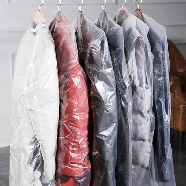 

storage bags 50* dust cover clothes home bag for garment vacuum organizer coat case container suit pouch dress d0f2