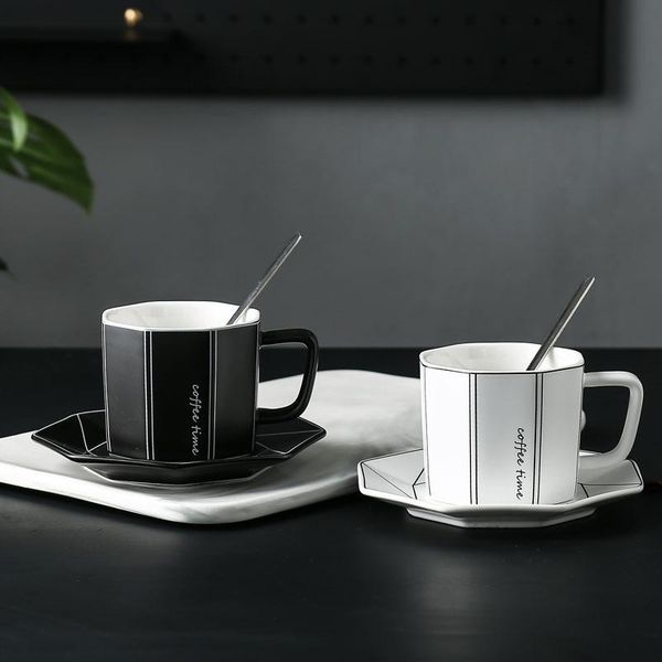 

ceramic coffee cup saucer simple continental office mugs creative breakfast