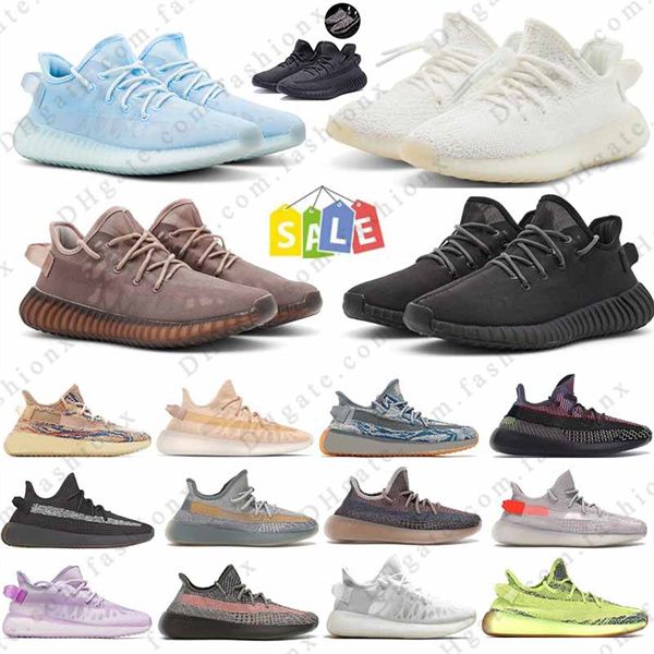 

2022 new running shoes kanyes west 3m reflective for men women tephra solid grey utility black vanta sneakers quality