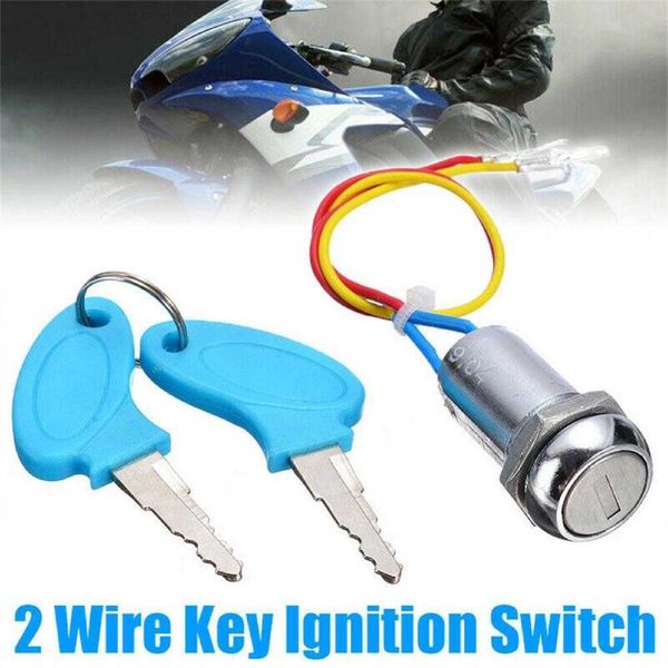 

car easy installation convenient vehicle ignition lock cylinder with 2 keys for kart