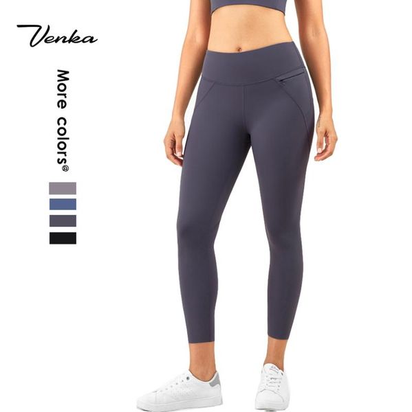 

fitness yoga-pants zipper pocket bulifting yoga pants high waist for women gym running casual wear outfit