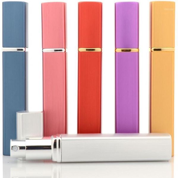 

storage bottles & jars 500pcs 12ml fashion travel refillable mini aluminum perfume spray bottle atomizer empty cosmetic packaging container